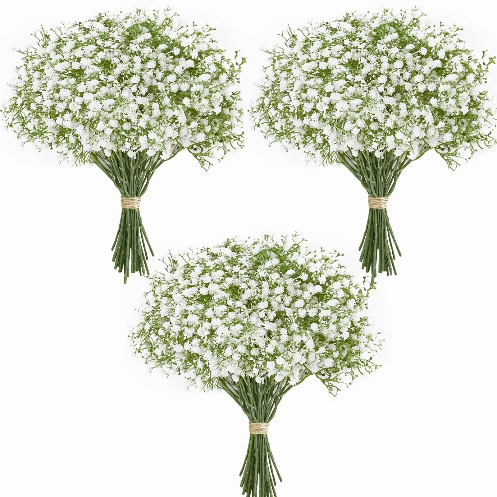 10/15pcs Artificial Baby Breath Flowers for Wedding Decor