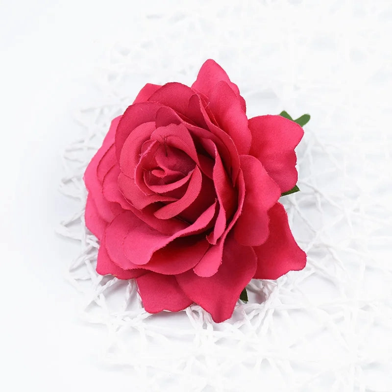 10CM High Quality Silk Roses for Wedding Home Decor