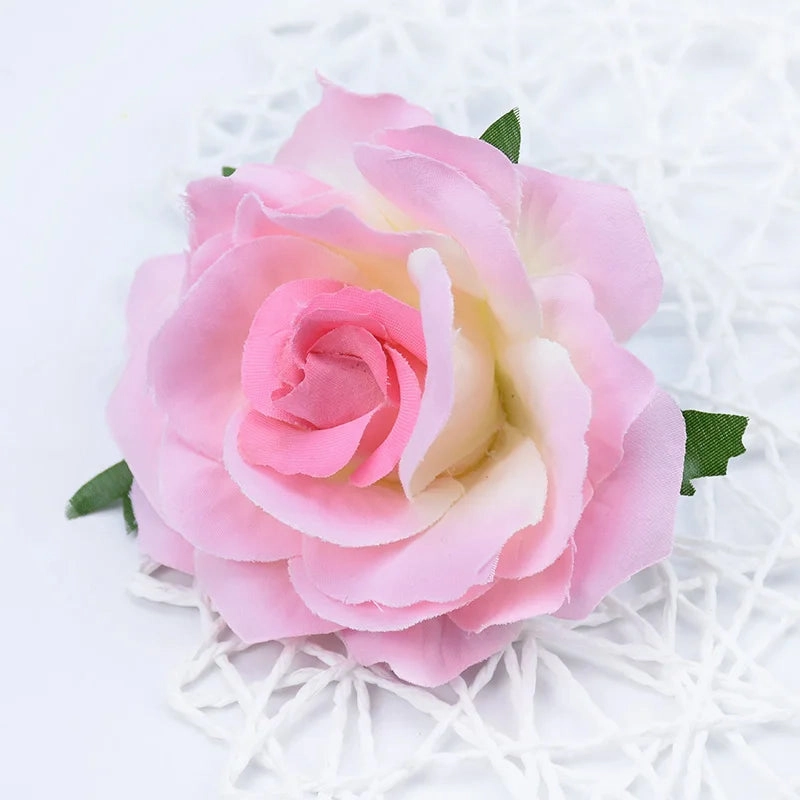 10CM High Quality Silk Roses for Wedding Home Decor