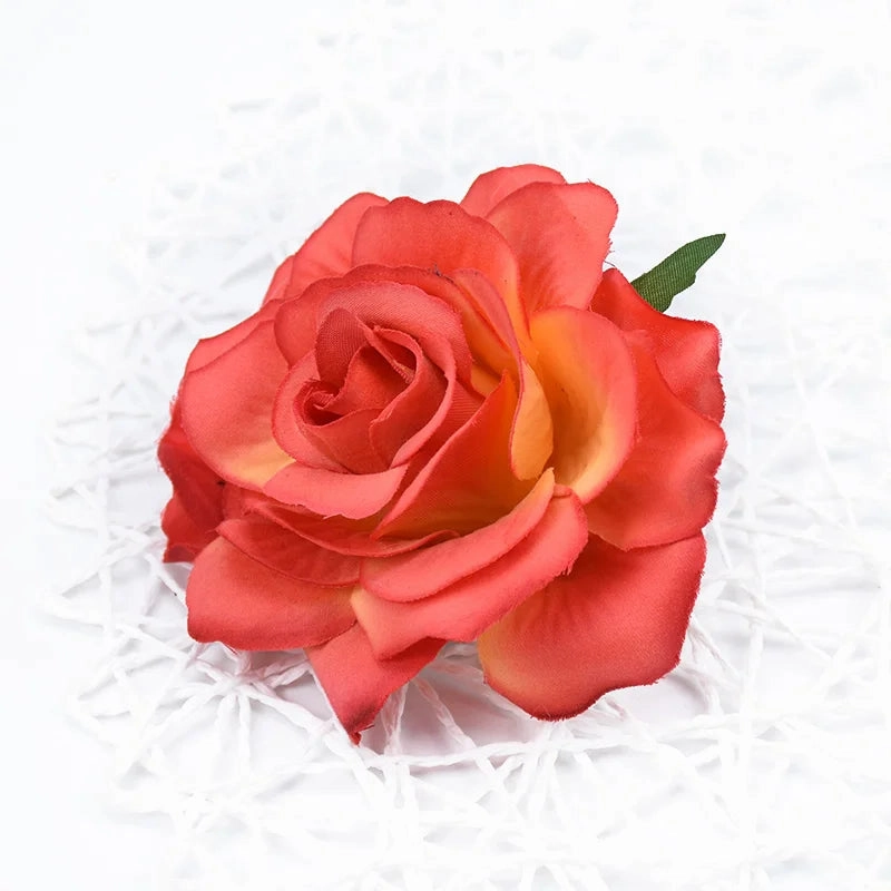 10CM High Quality Silk Roses for Wedding Home Decor