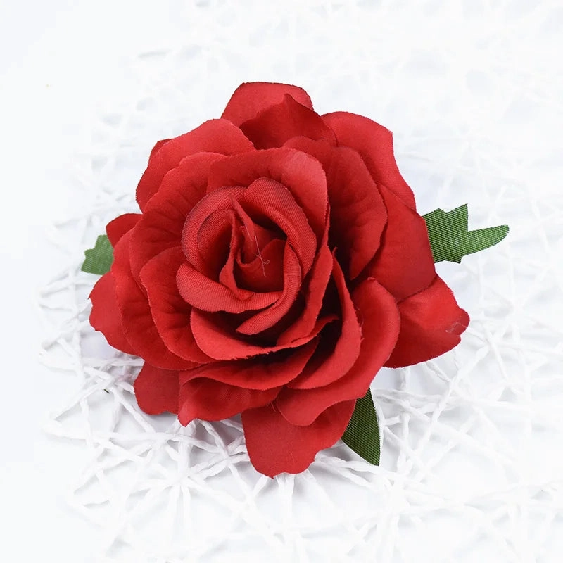 10CM High Quality Silk Roses for Wedding Home Decor