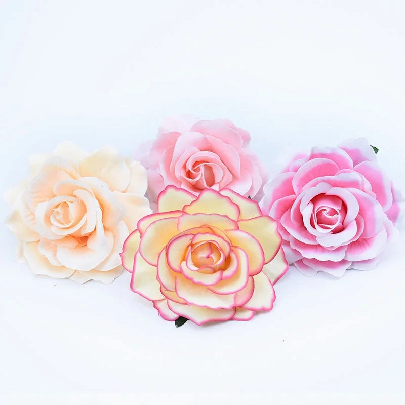10CM High Quality Silk Roses for Wedding Home Decor