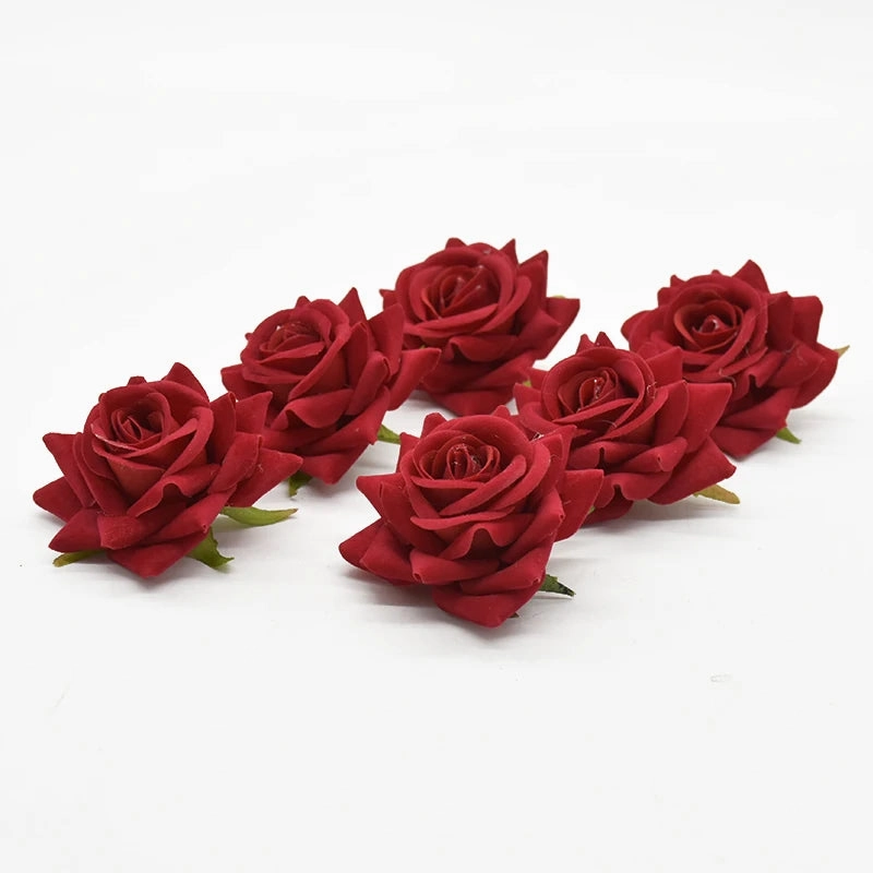 10Pcs Silk Roses Bridal Accessories Clearance for Weddings