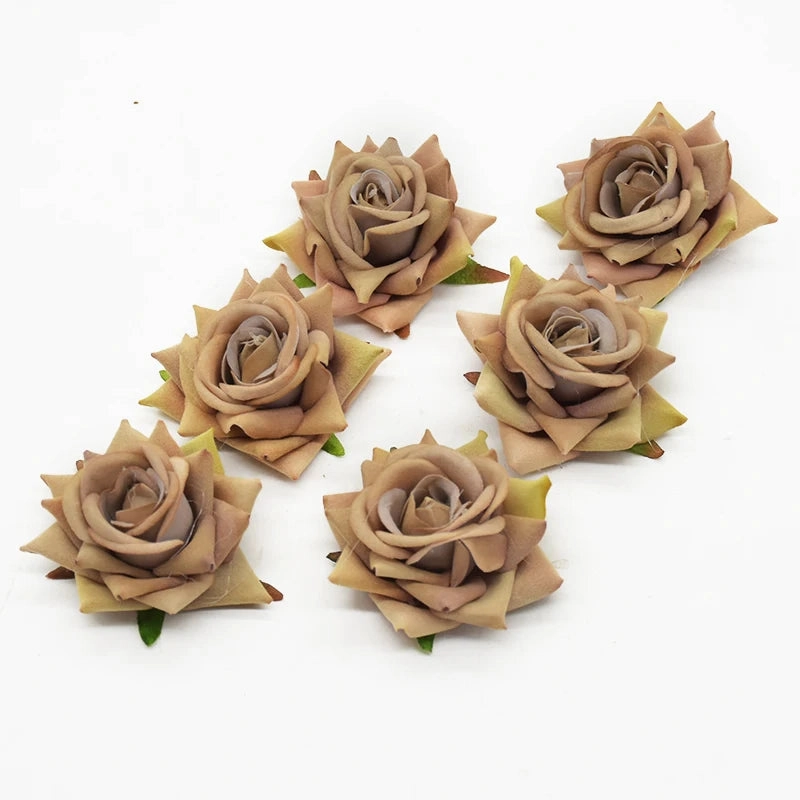 10Pcs Silk Roses Bridal Accessories Clearance for Weddings