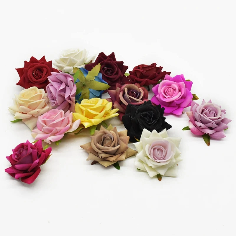 10Pcs Silk Roses Bridal Accessories Clearance for Weddings
