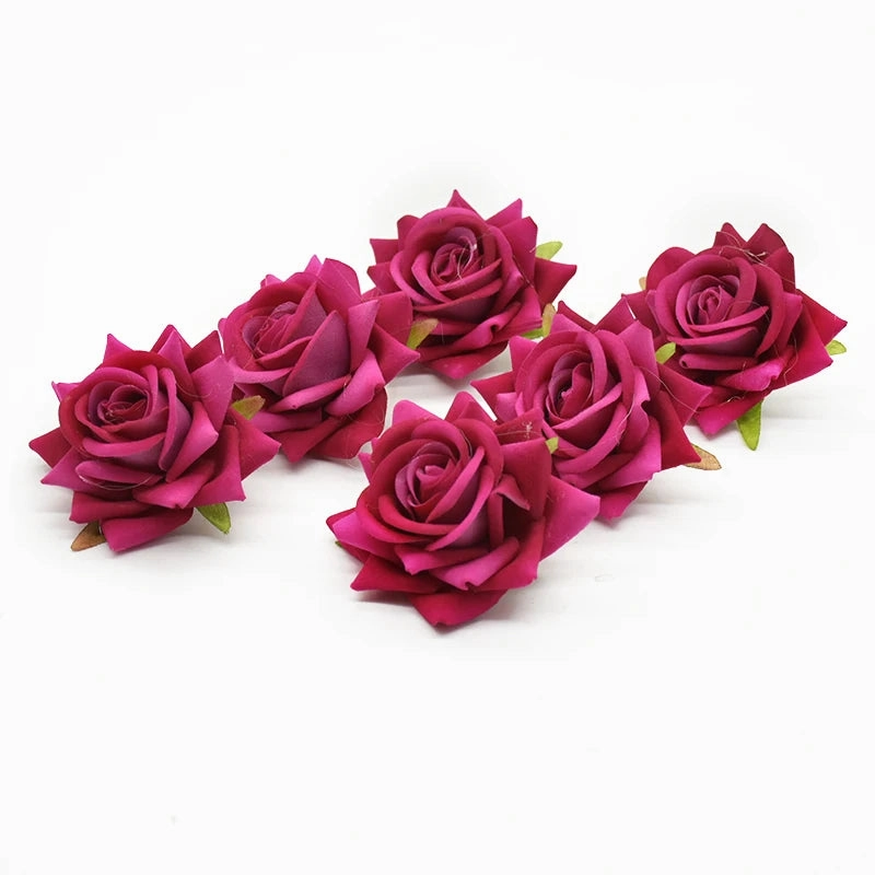 10Pcs Silk Roses Bridal Accessories Clearance for Weddings