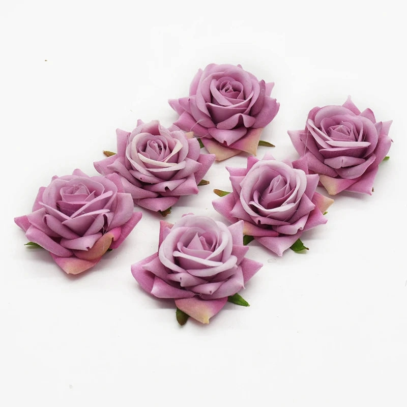 10Pcs Silk Roses Bridal Accessories Clearance for Weddings