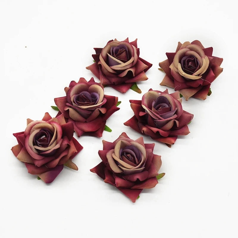 10Pcs Silk Roses Bridal Accessories Clearance for Weddings