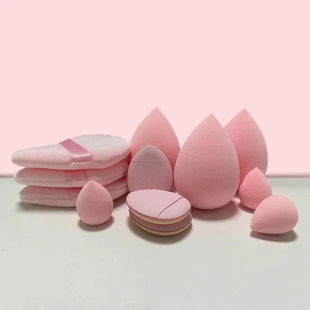 12pcs Makeup Sponge Blender Beauty Egg Soft Puff Tools