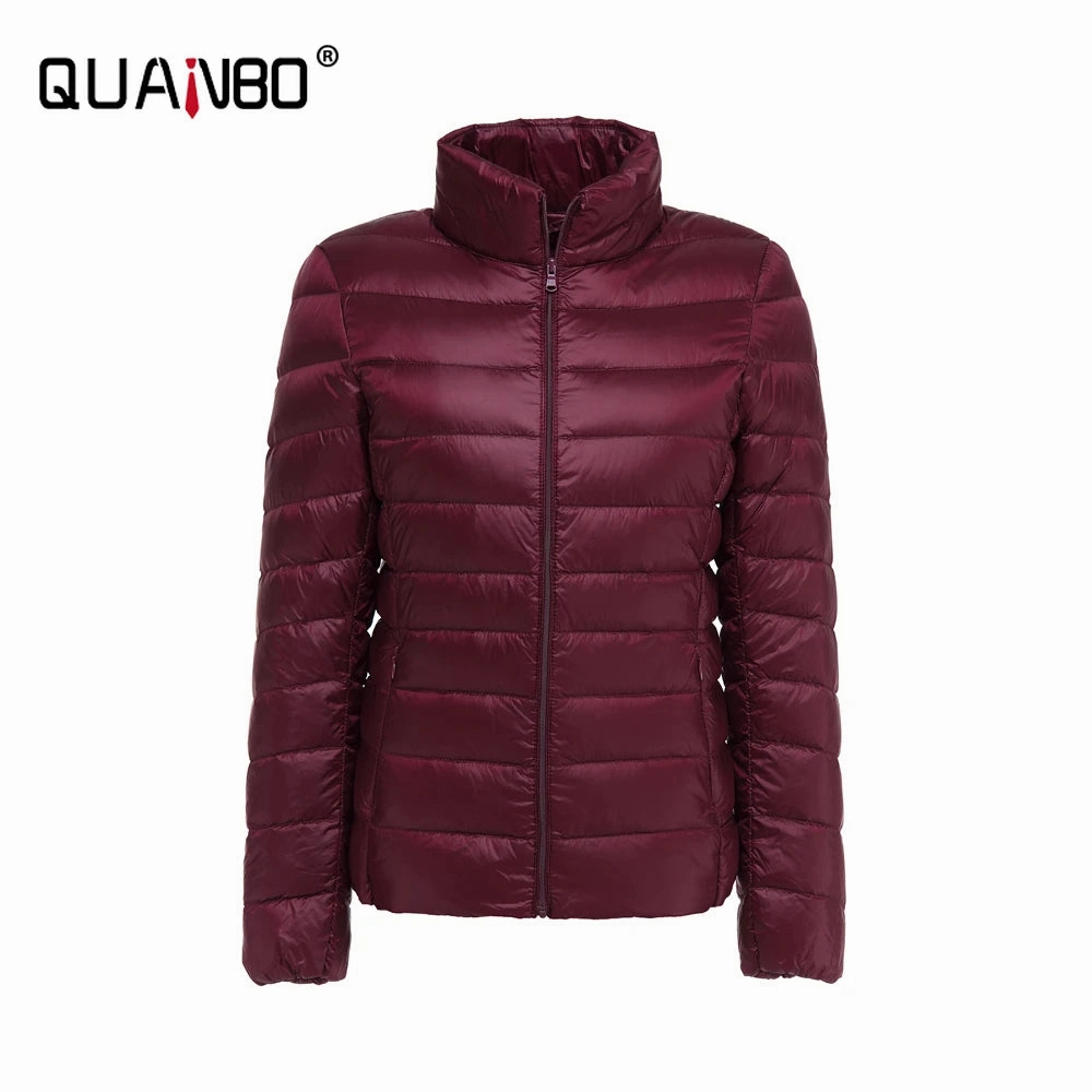 15 Colors Female Slim Fit Short Portable Windproof Puffer Jacket