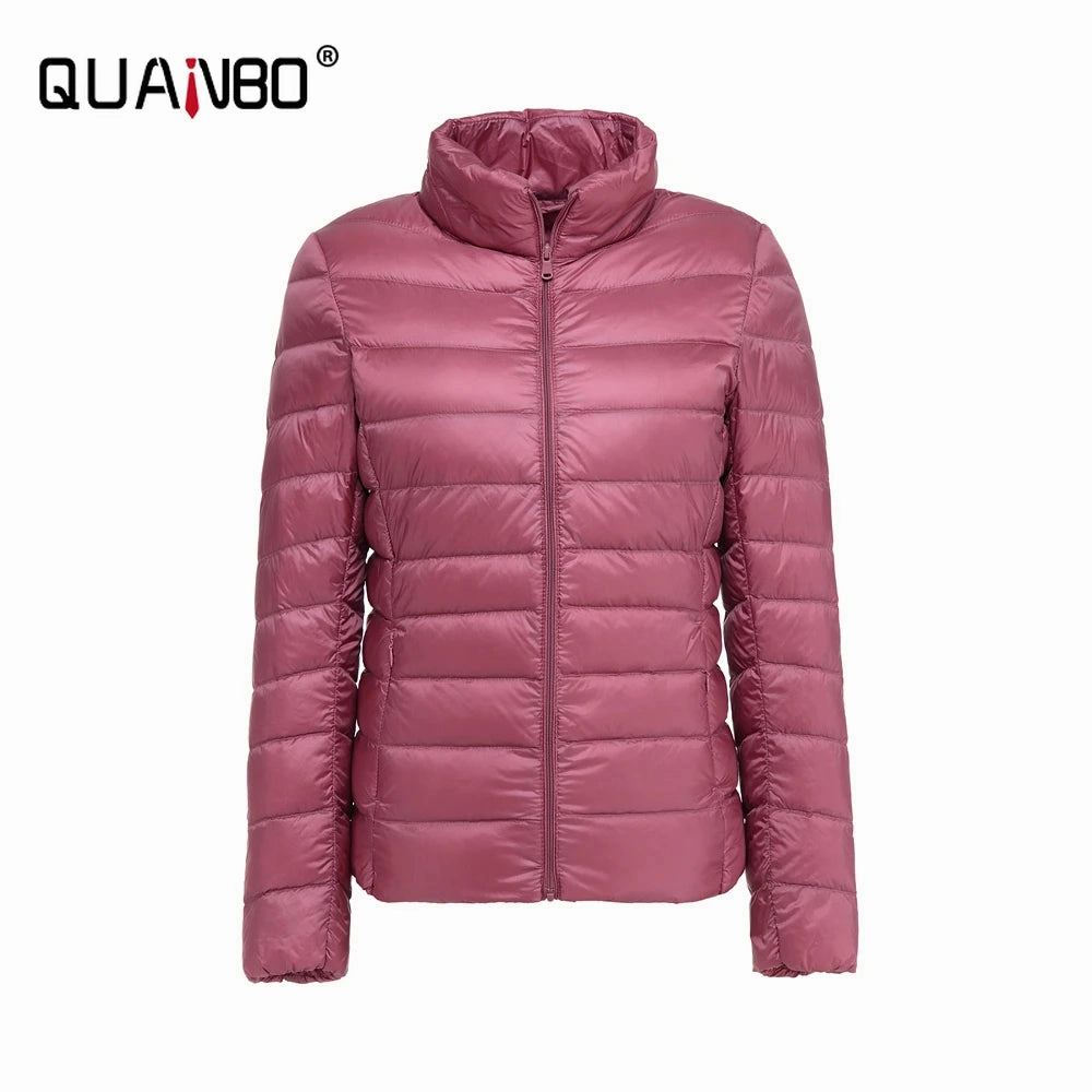 15 Colors Female Slim Fit Short Portable Windproof Puffer Jacket