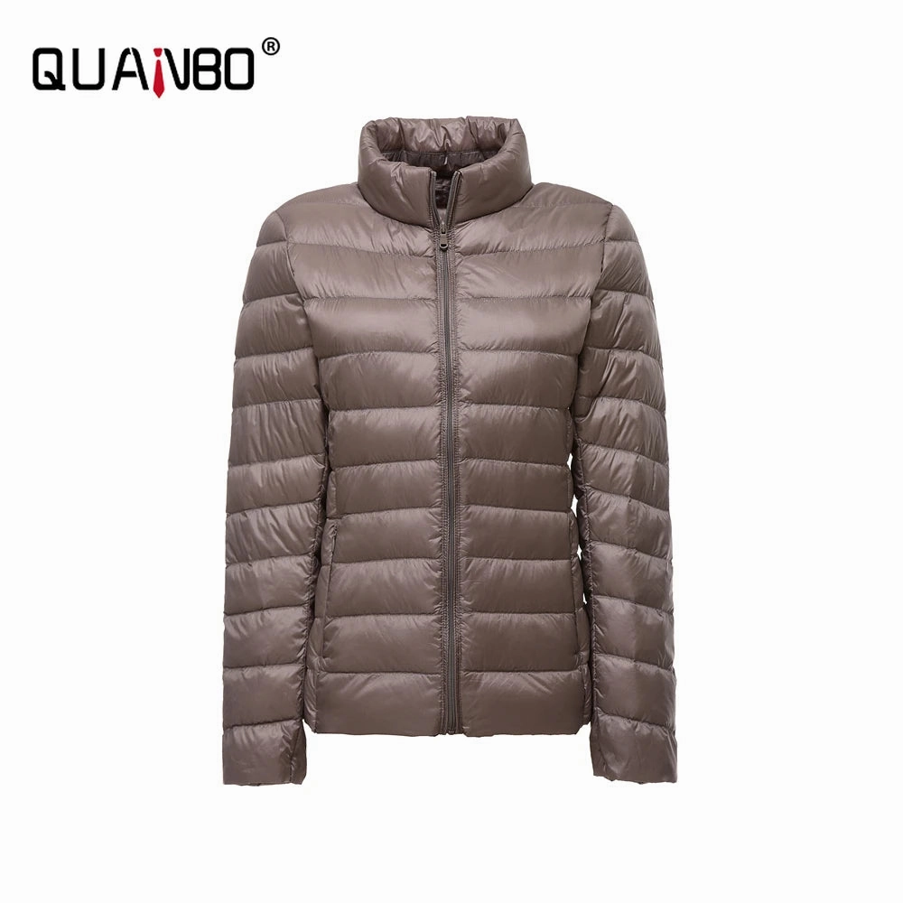 15 Colors Female Slim Fit Short Portable Windproof Puffer Jacket