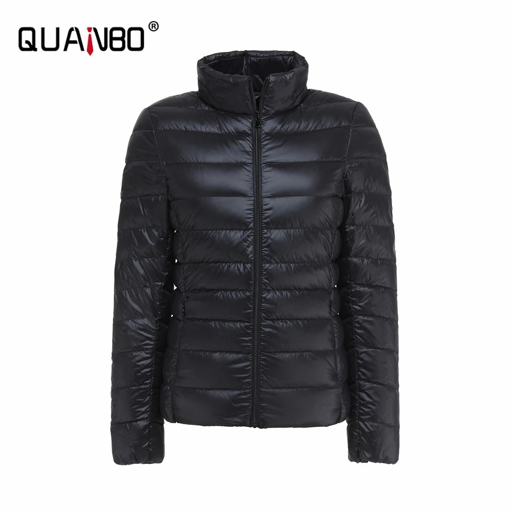 15 Colors Female Slim Fit Short Portable Windproof Puffer Jacket