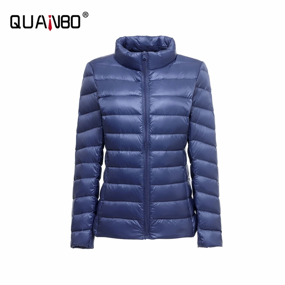 15 Colors Female Slim Fit Short Portable Windproof Puffer Jacket