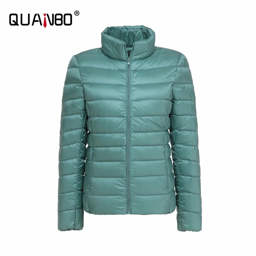 15 Colors Female Slim Fit Short Portable Windproof Puffer Jacket