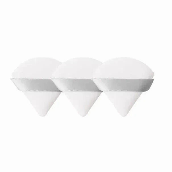 1/3/6Pcs Triangle Velvet Powder Puff Sponges for Flawless Makeup