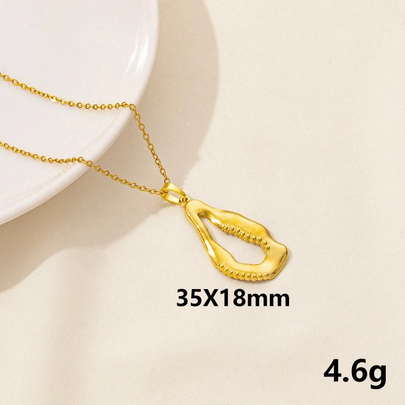 1Pc Stainless Steel Textured Starfish Pendant Necklace for Sea Animal Lovers