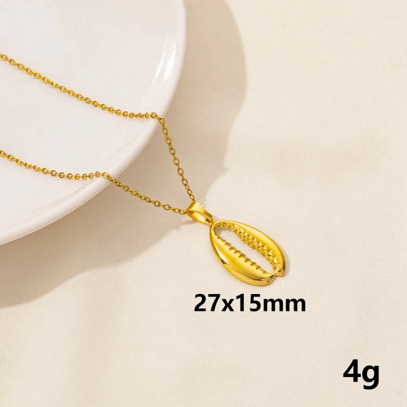 1Pc Stainless Steel Textured Starfish Pendant Necklace for Sea Animal Lovers