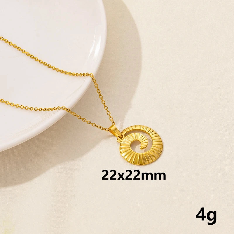 1Pc Stainless Steel Textured Starfish Pendant Necklace for Sea Animal Lovers