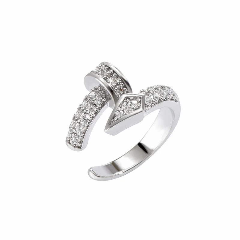 1Pcs Ear Cuff Earrings Non-Piercing Zircon Geometric Cuff