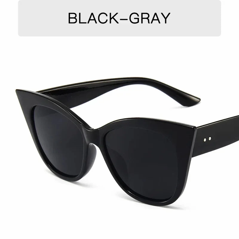 1pcs New Cat Eye Sunglasses Woman Fashion Retro UV400 Shades