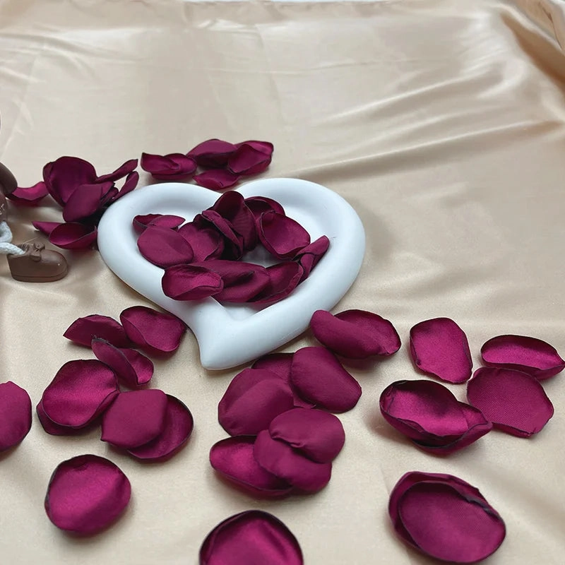 200/400pcs Petal Flowers Wedding Decoration Silk Rose Petals