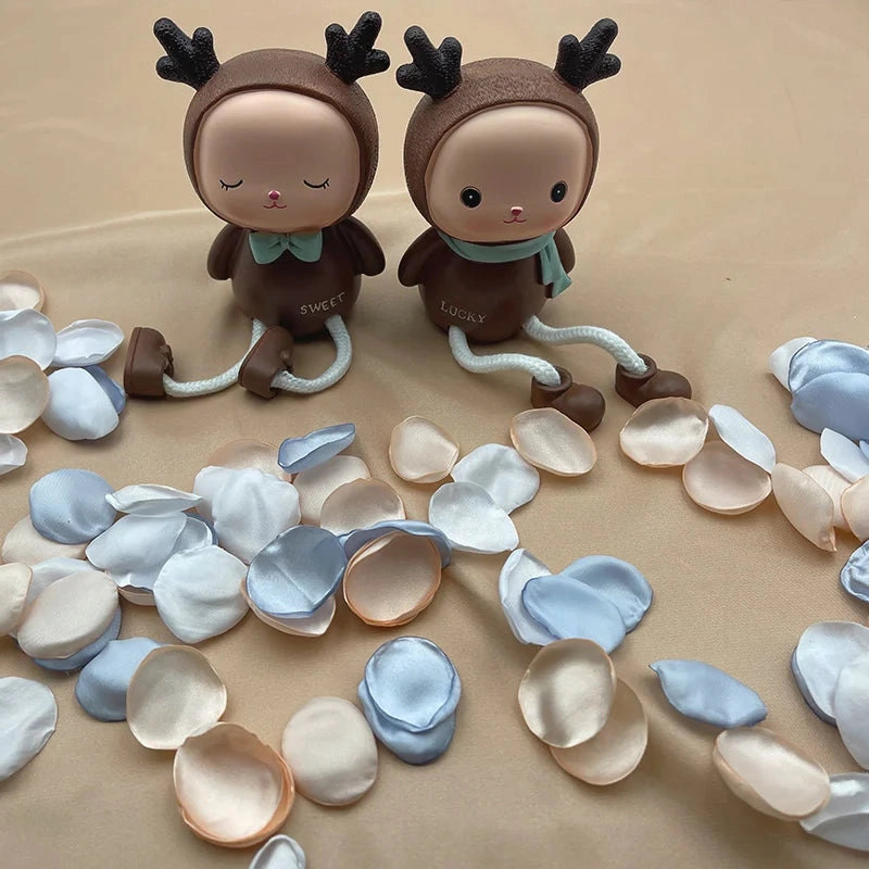 200/400pcs Petal Flowers Wedding Decoration Silk Rose Petals