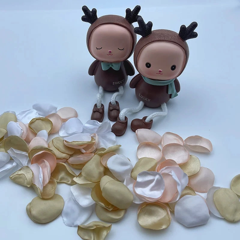 200/400pcs Petal Flowers Wedding Decoration Silk Rose Petals