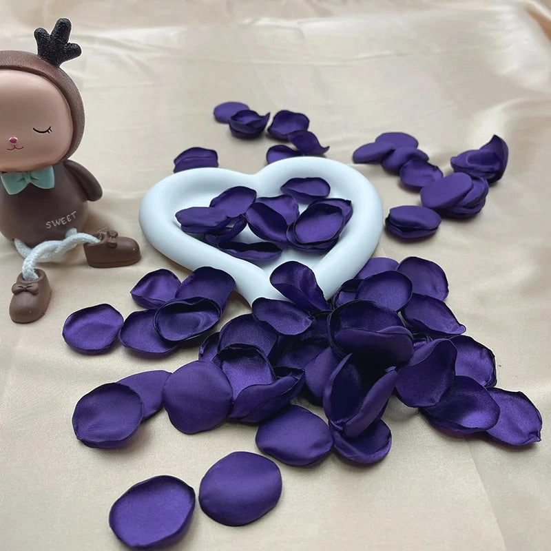 200/400pcs Petal Flowers Wedding Decoration Silk Rose Petals