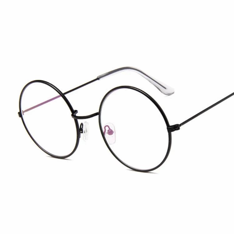 2019 Retro Round Pink Sunglasses Woman Alloy Mirror Style