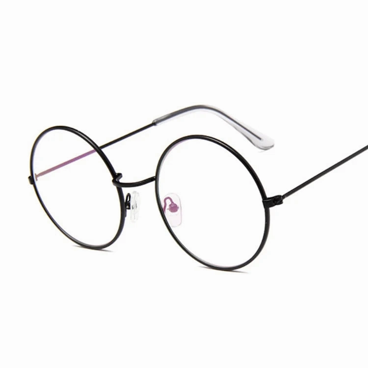 2019 Retro Round Pink Sunglasses Woman Alloy Mirror Style