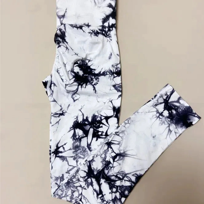 23 Colors Tie Dye Seamless Leggings Push Up Women Mallas