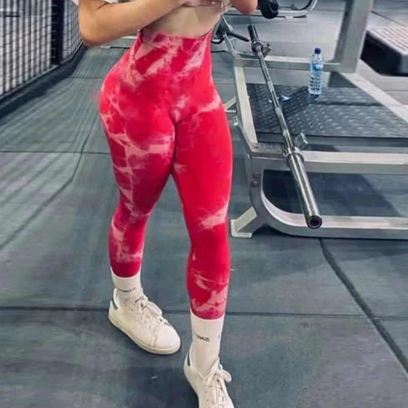 23 Colors Tie Dye Seamless Leggings Push Up Women Mallas