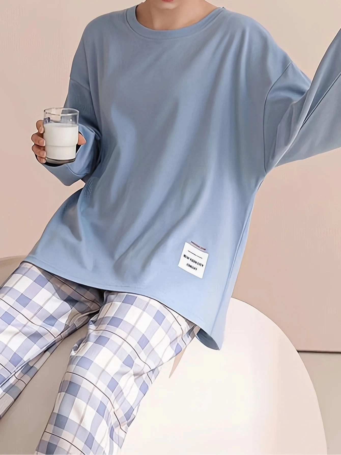 2-Piece Spring and Autumn Pajamas Set for Women Long Sleeve Casual Sleepwear Loungewear Pijama Set
