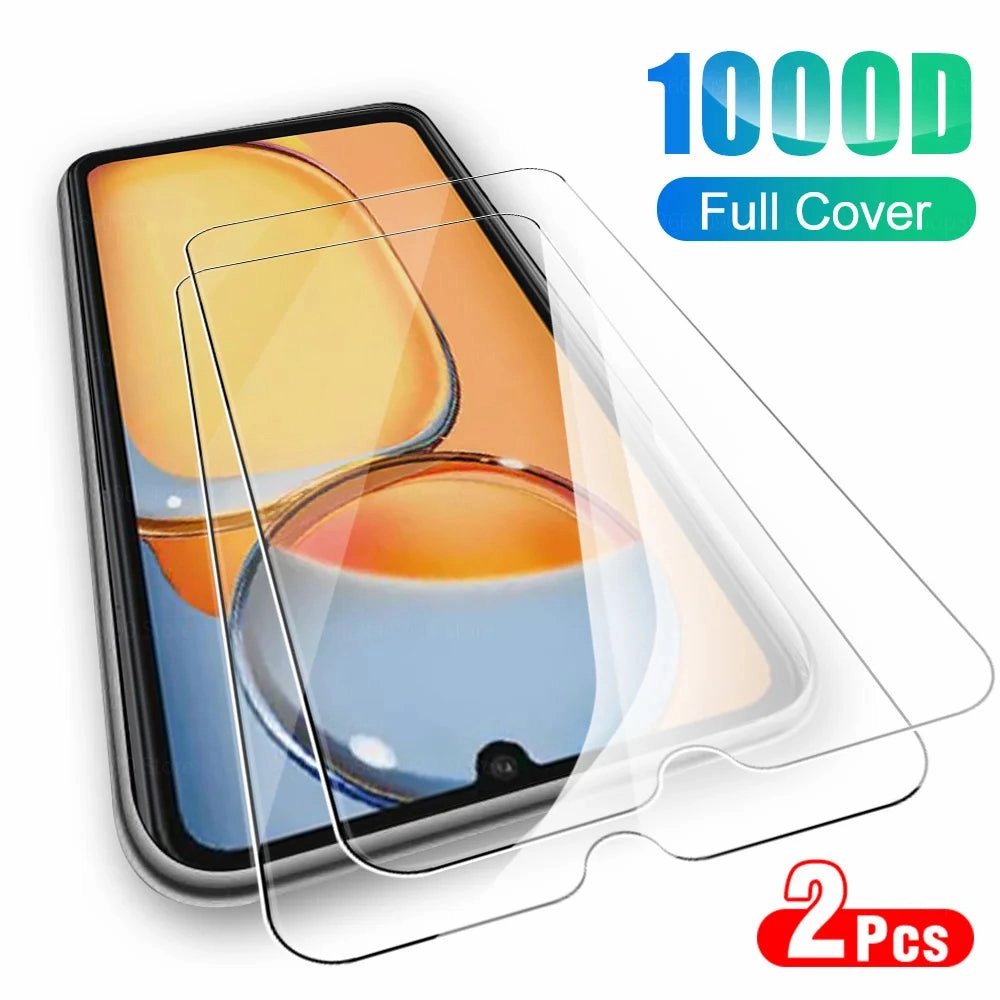 2PCS HD Tempered Glass Case For Xiaomi Redmi 13C Screen Protectors - Durable Scratch Resistant Protective Film Cover
