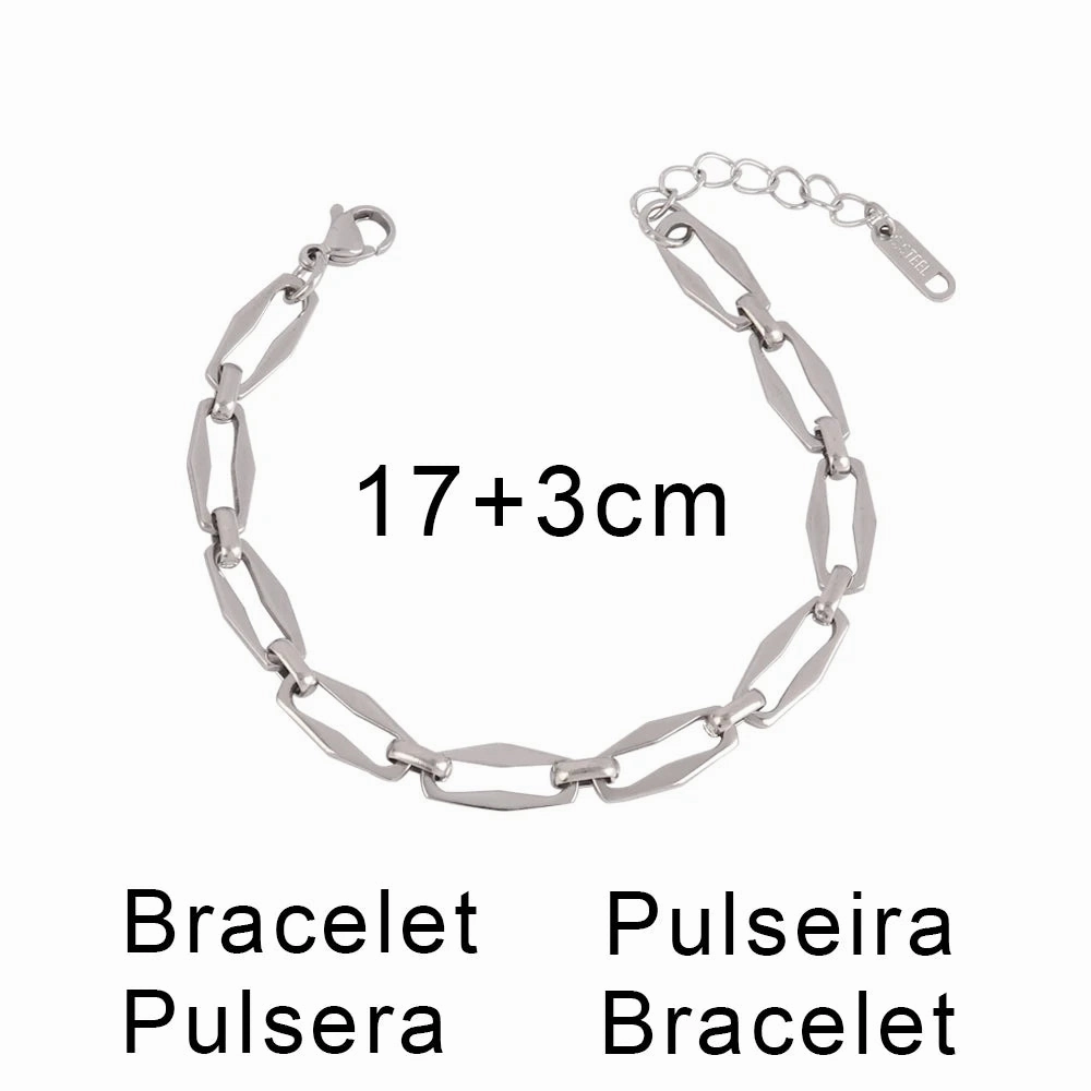 316L Stainless Steel Gold Color Thick Chain Choker Necklace