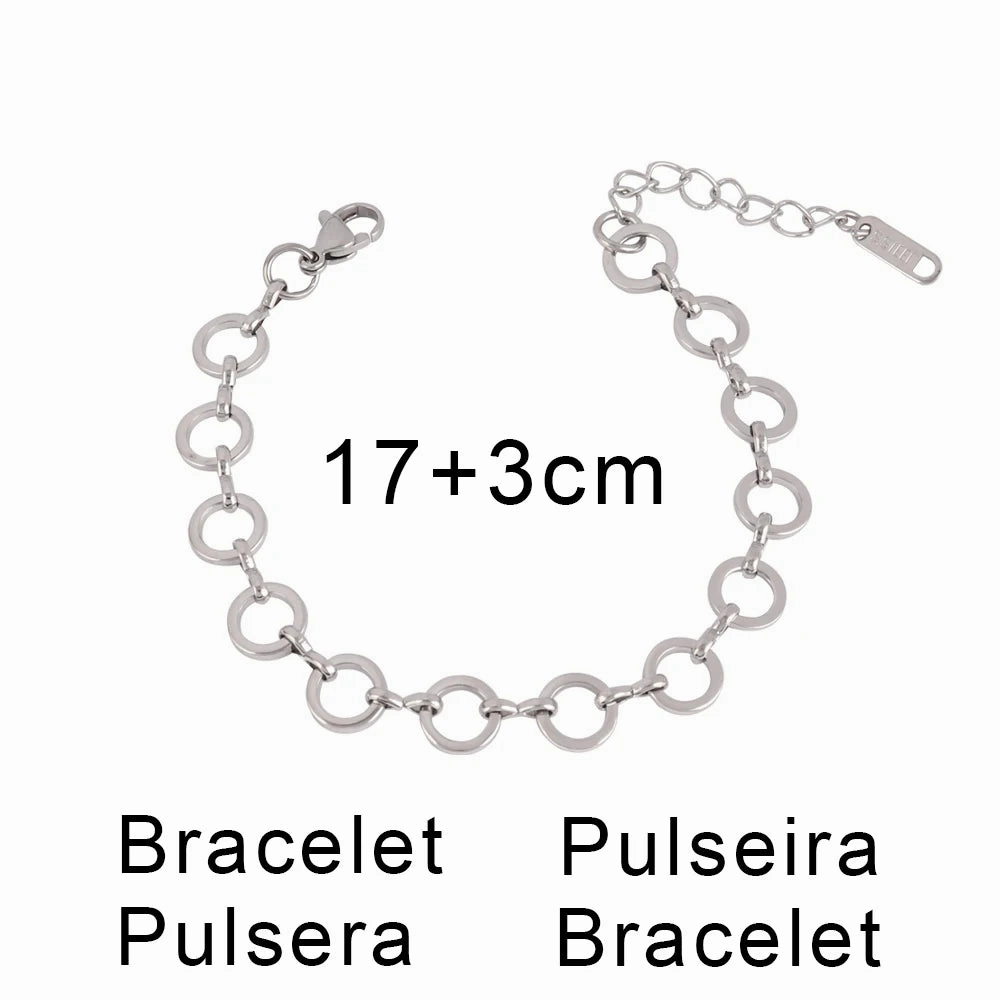 316L Stainless Steel Gold Color Thick Chain Choker Necklace