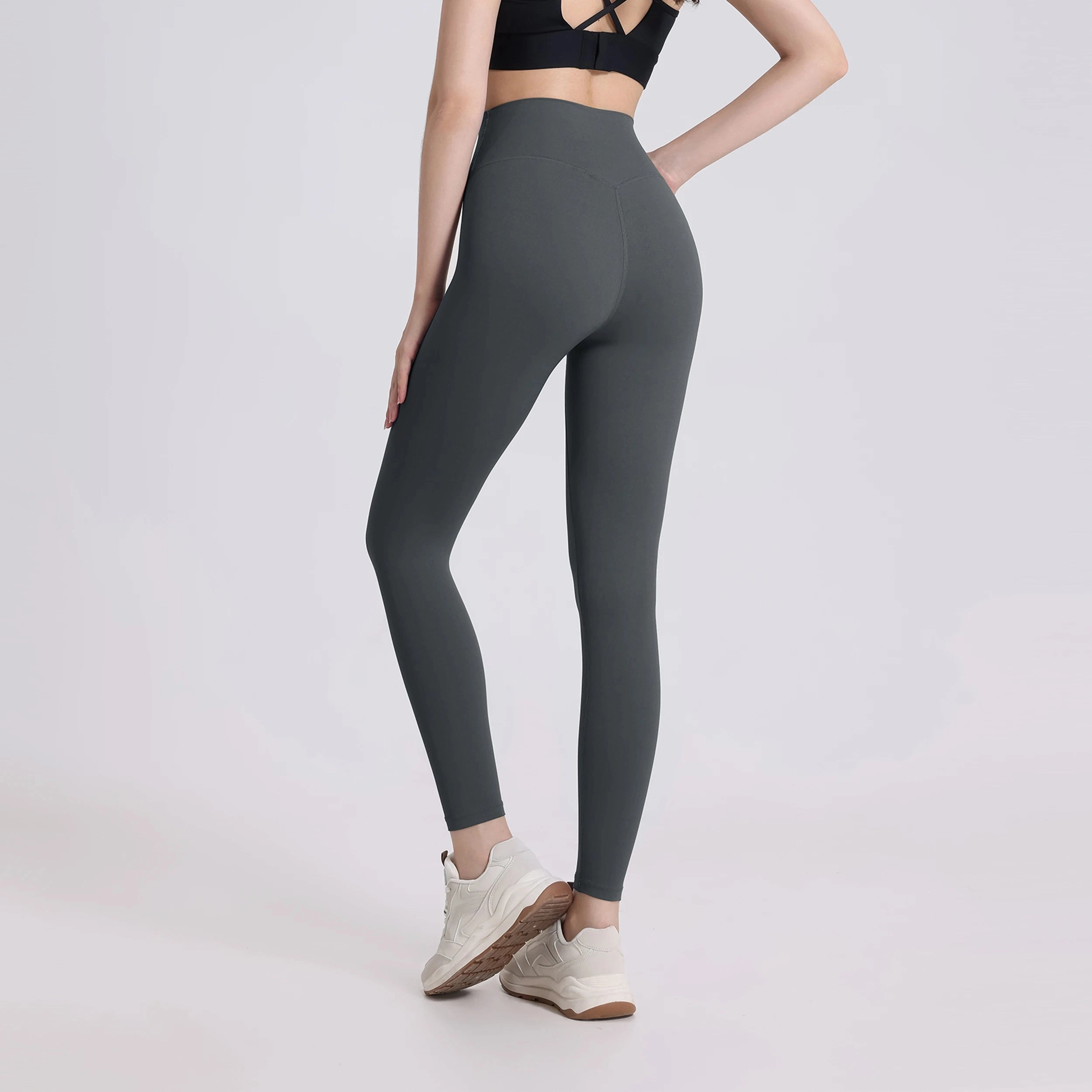 3.0 One-Piece Cutting Yoga Fitness Pants Soft Naked-Feel Legging