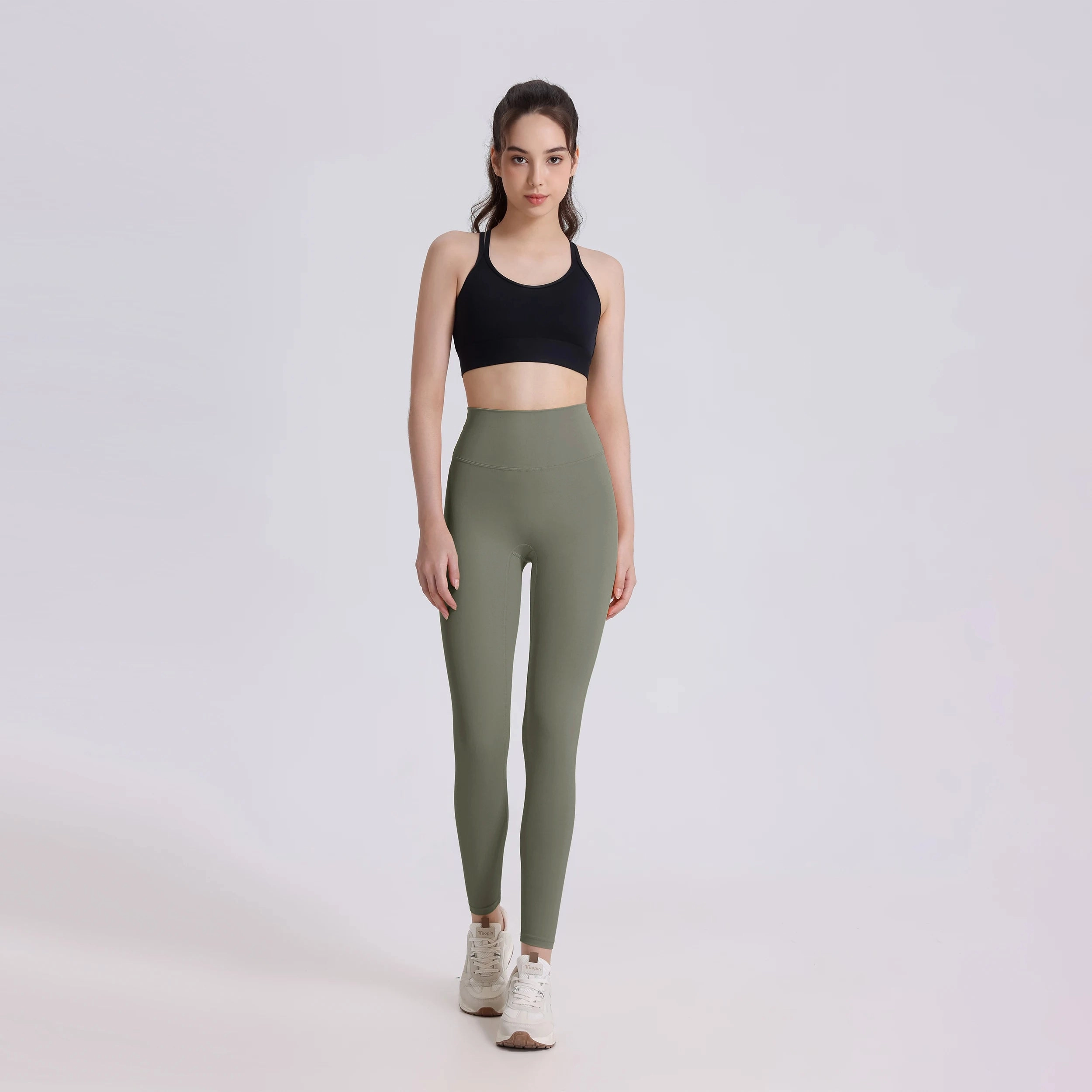 3.0 One-Piece Cutting Yoga Fitness Pants Soft Naked-Feel Legging