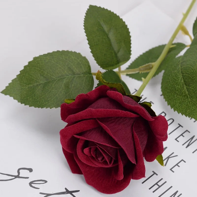 3/5/10/20pcs Roses Artificial Flowers for Home Wedding Decor