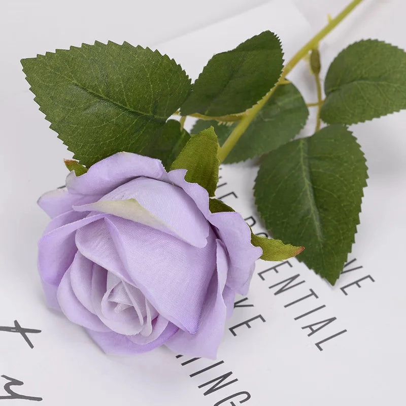 3/5/10/20pcs Roses Artificial Flowers for Home Wedding Decor