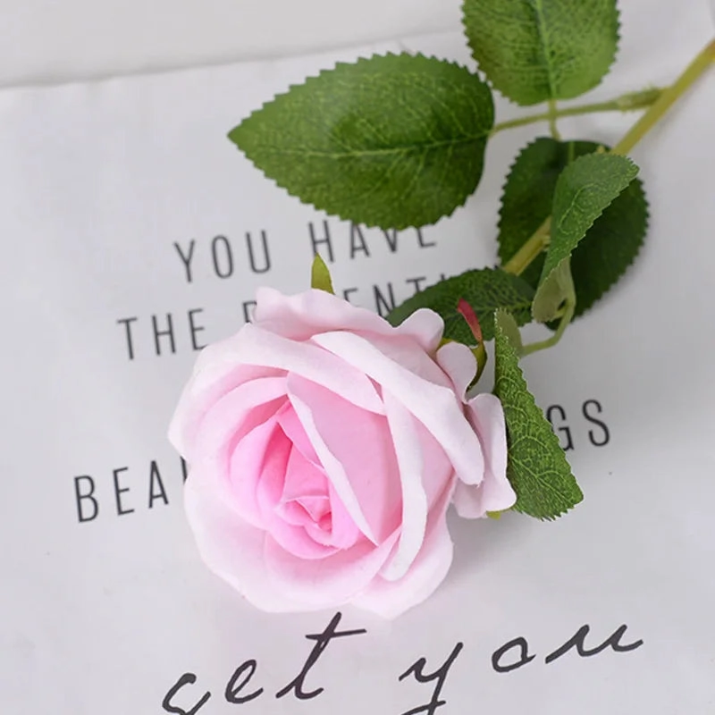 3/5/10/20pcs Roses Artificial Flowers for Home Wedding Decor