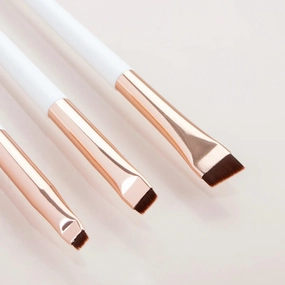 3 Pcs Edge Eyeliner Brush Set Ultra-Thin Makeup Tools