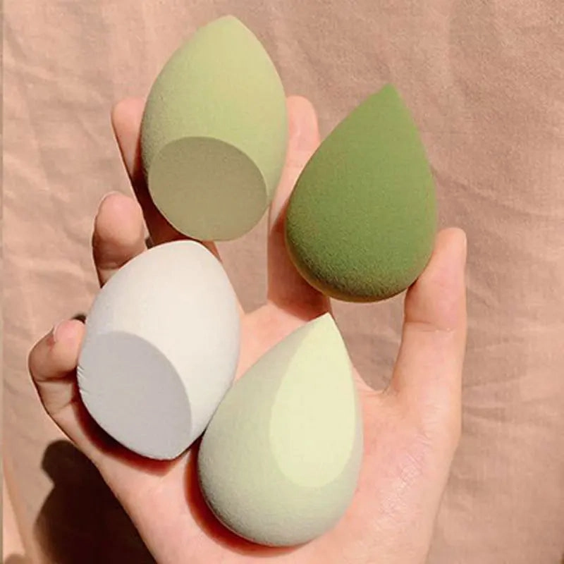 4Pcs Bag Fashion Makeup Blender Puff Beauty Tool Set
