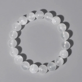 6/8/10MM Gypsum Stone Stretch Bracelet For Healing Gift