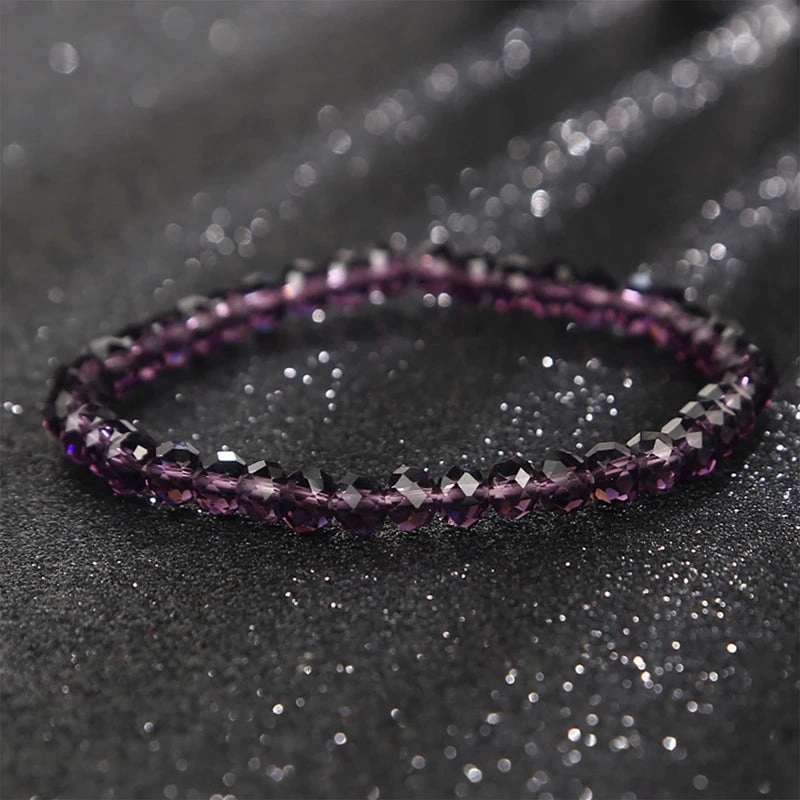 6MM New Artificial Austria Crystal Bracelet Elastic Stone Beads
