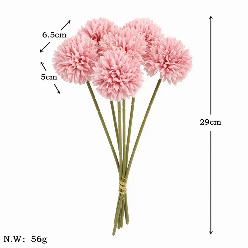 Artificial Flowers Hydrangea Bouquet Wedding Decoration Fake Flower Craft Home Room Decor Center Table Ornament