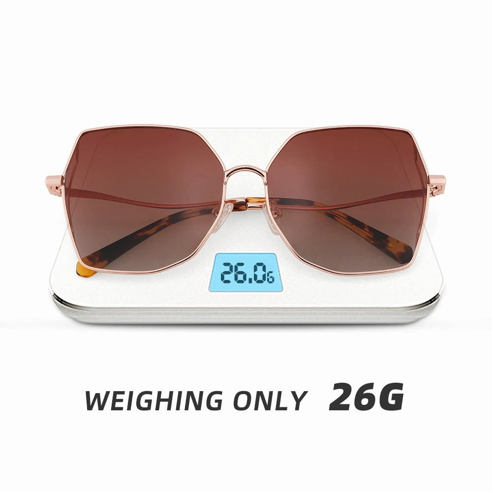 Big Square Polarized Sunglasses Womens Cat Eye UV400 Shades