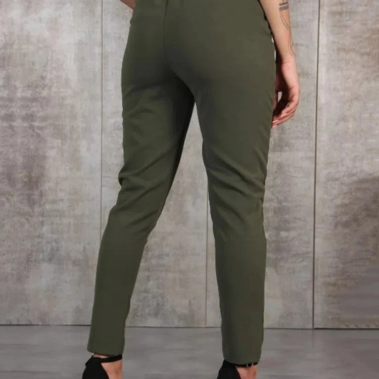 BornToGirl Spring Summer Autumn Casual Slim Chiffon Pants