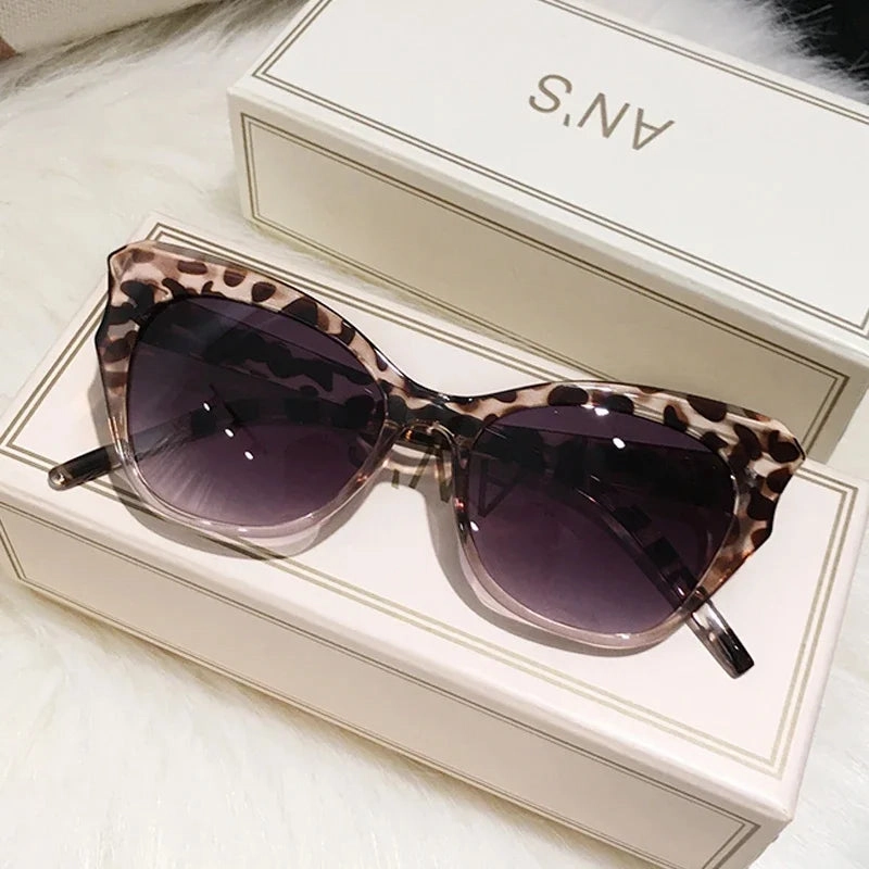 Cat Eye Sunglasses Women Vintage Gradient Fashion Oculos De Sol